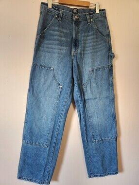 BDG Urban Outfitters High-Rise Carpenter Jeans Double Knee Denim Size 30 EUC